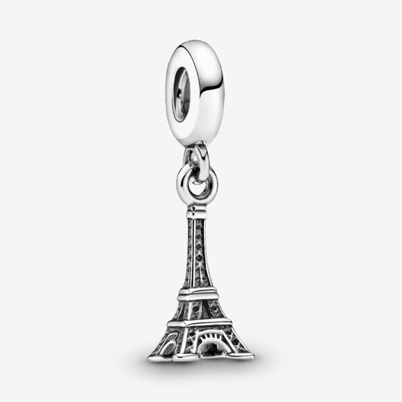 Pandora Jewelry - PANDORA Paris Eiffel Tower Dangle Charm Authentic Silver Travel Adventure Love